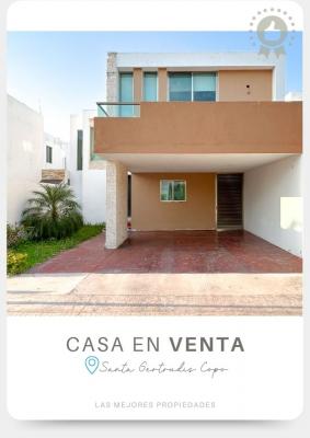 Casa de 3 Recamaras en Venta en Merida en Privada Porto en Santa Gertrudis Copo